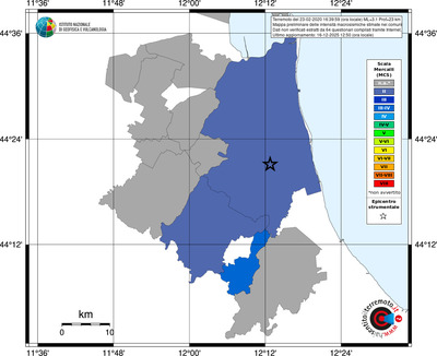 Mappa MCS - territori comuni