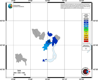 Mappa EMS - territori comuni