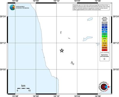Mappa MCS - territori località
