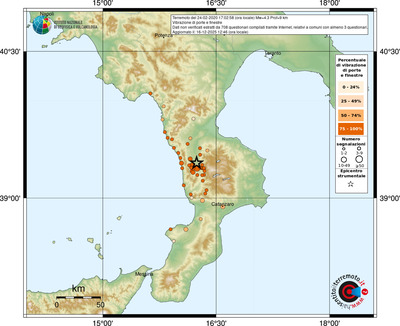 Mappa comuni con almeno 3 questionari