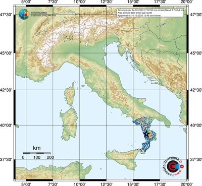 Area di invio delle email agli iscritti