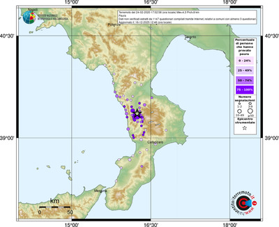 Mappa comuni con almeno 3 questionari