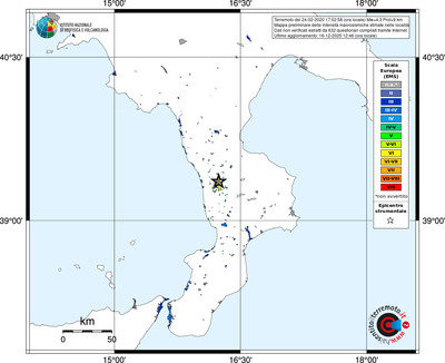 Mappa EMS - territori località