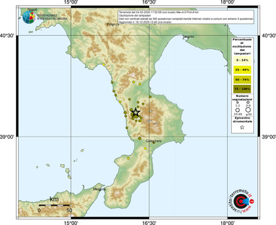 Mappa comuni con almeno 3 questionari