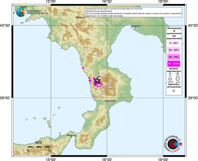 Mappa comuni con almeno 3 questionari