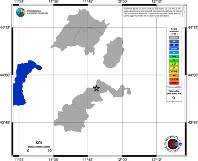 Mappa MCS - territori comuni