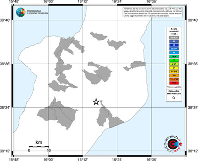 Mappa MCS - territori comuni