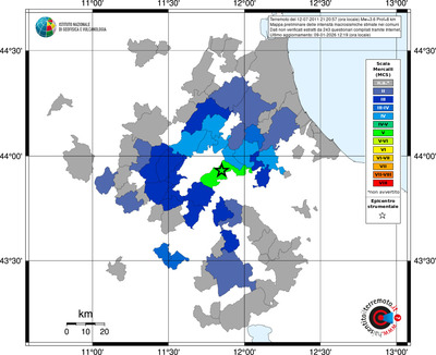 Mappa MCS - territori comuni