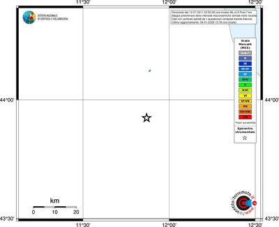 Mappa MCS - territori località