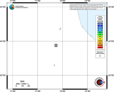 Mappa EMS - territori località