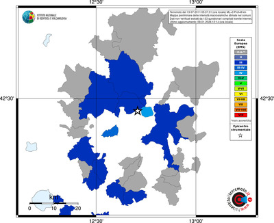 Mappa EMS - territori comuni