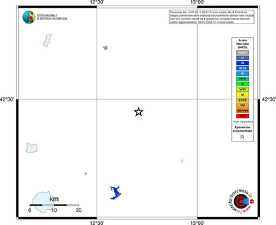 Mappa MCS - territori località