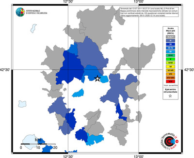 Mappa MCS - territori comuni