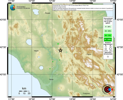 Mappa comuni con almeno 3 questionari