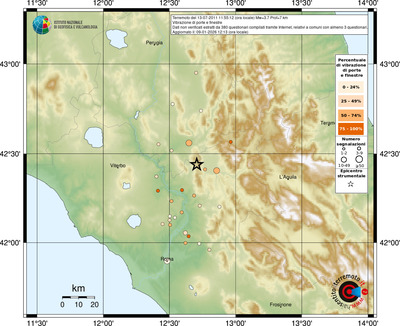 Mappa comuni con almeno 3 questionari