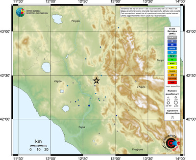Mappa EMS - località