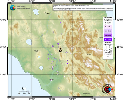 Mappa comuni con almeno 3 questionari
