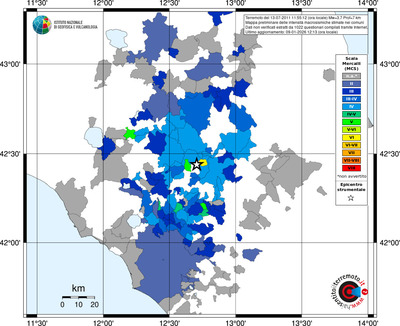 Mappa MCS - territori comuni
