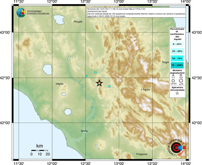 Mappa comuni con almeno 3 questionari