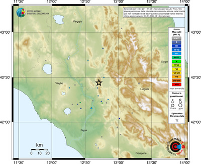 Mappa MCS - località