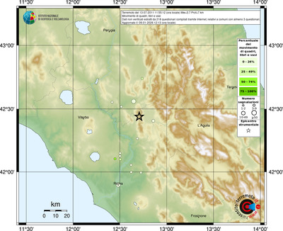 Mappa comuni con almeno 3 questionari