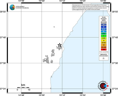 Mappa EMS - territori località