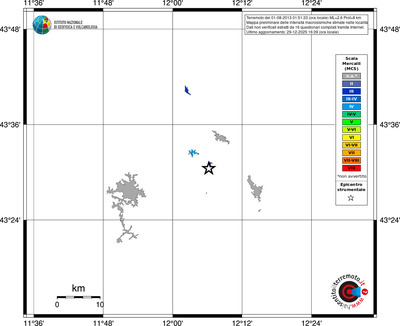 Mappa MCS - territori località