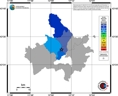 Mappa MCS - territori comuni