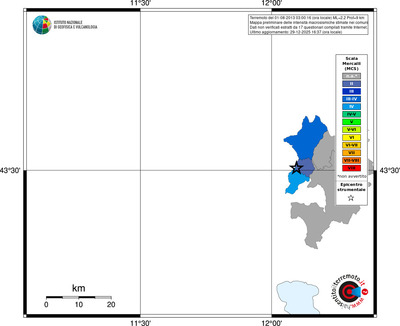 Mappa MCS - territori comuni