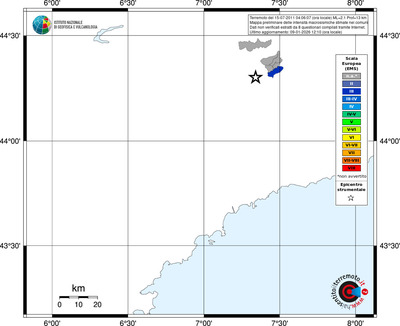 Mappa EMS - territori comuni