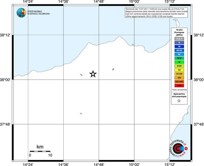 Mappa EMS - territori località
