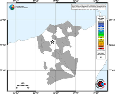 Mappa EMS - territori comuni