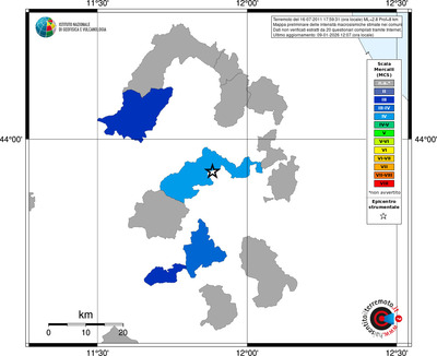 Mappa MCS - territori comuni