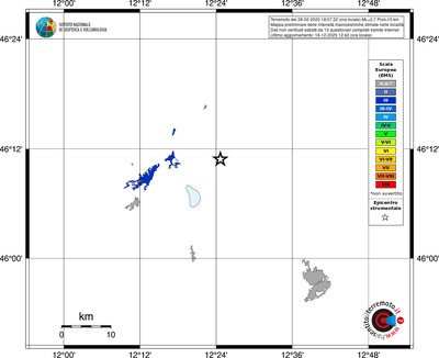 Mappa EMS - territori località
