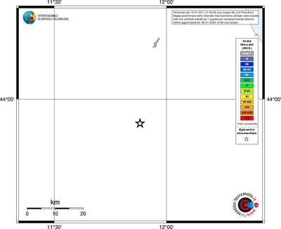 Mappa MCS - territori località