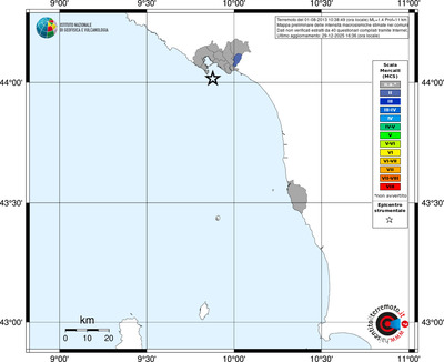 Mappa MCS - territori comuni