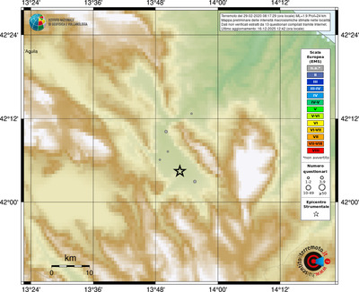 Mappa EMS - località