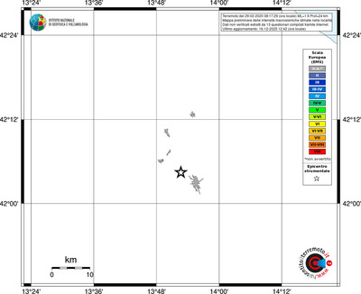 Mappa EMS - territori località