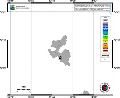 Mappa EMS - territori comuni