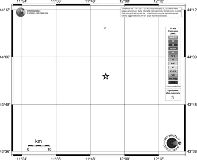 Mappa EMS - territori località