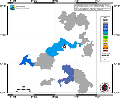 Mappa MCS - territori comuni