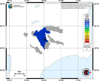 Mappa EMS - territori comuni