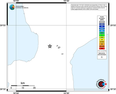 Mappa EMS - territori località