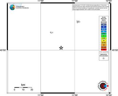 Mappa MCS - territori località
