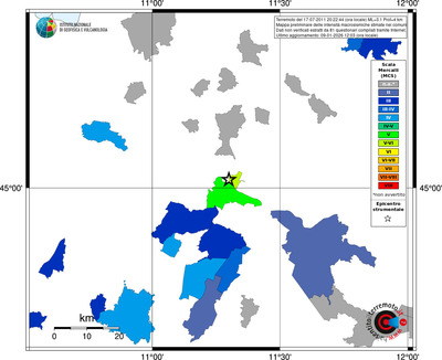 Mappa MCS - territori comuni