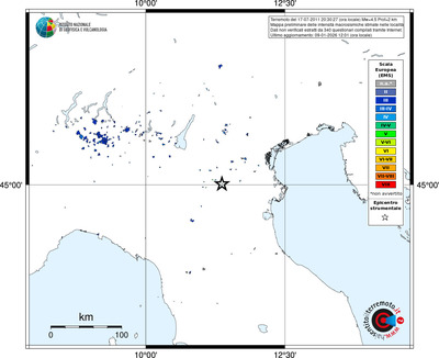 Mappa EMS - territori località