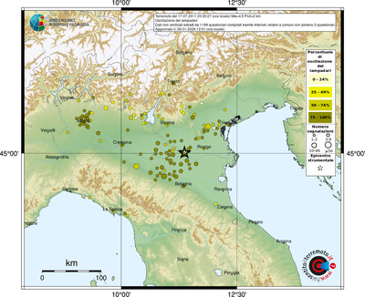 Mappa comuni con almeno 3 questionari