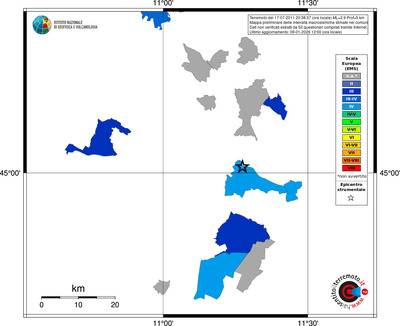 Mappa EMS - territori comuni
