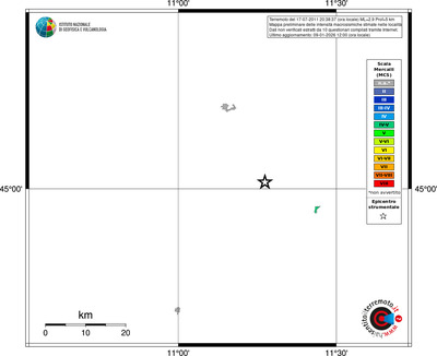 Mappa MCS - territori località