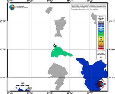 Mappa MCS - territori comuni
